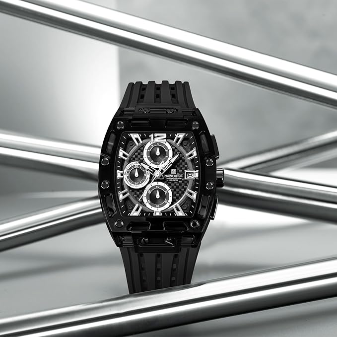 NAVIFORCE NF7105 – Precision in Motion | Chronograph Luminous Waterproof Watch For Men