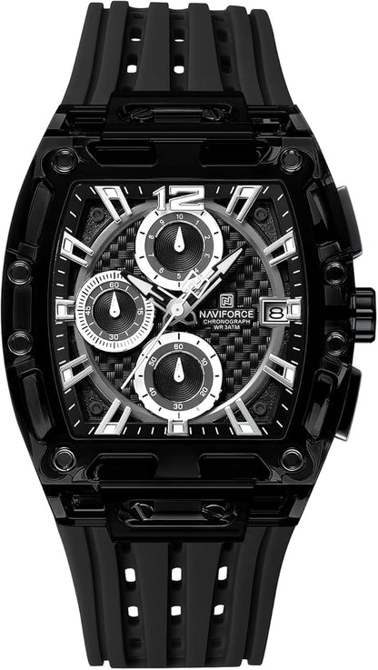 NAVIFORCE NF7105 – Precision in Motion | Chronograph Luminous Waterproof Watch For Men