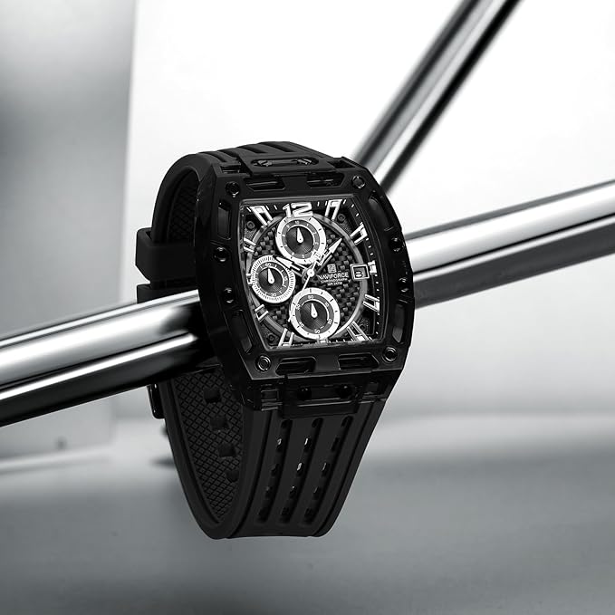 NAVIFORCE NF7105 – Precision in Motion | Chronograph Luminous Waterproof Watch For Men