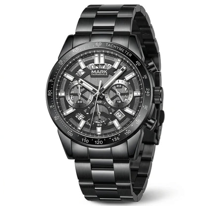 MARK FAIRWHALE  FW5880 – Command the Moment | Waterproof Luminous Chronograph Watch for Men